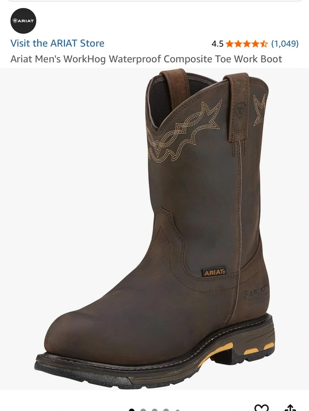 Ariat pull western